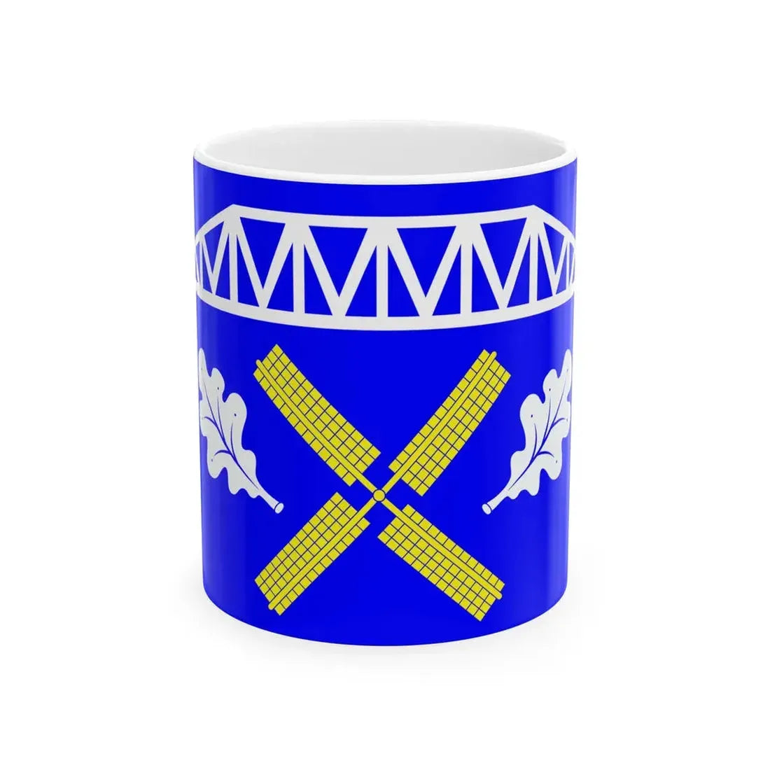 Flagge Amt Burg-Sankt Michaelisdonn (Germany) White Coffee Mug 11oz - Go Mug Yourself