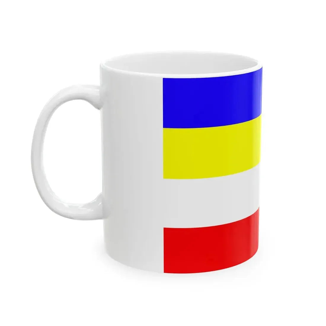Flagge Amt Eiderstedt (Germany) White Coffee Mug - Go Mug Yourself