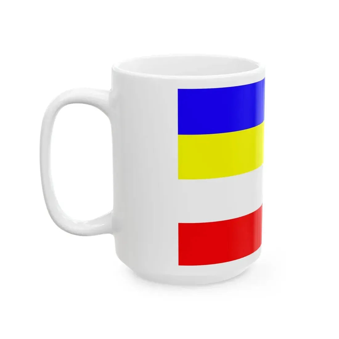 Flagge Amt Eiderstedt (Germany) White Coffee Mug - Go Mug Yourself