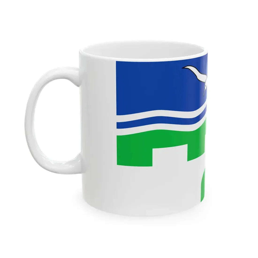 Flagge Amt Marne-Nordsee (Germany) White Coffee Mug - Go Mug Yourself
