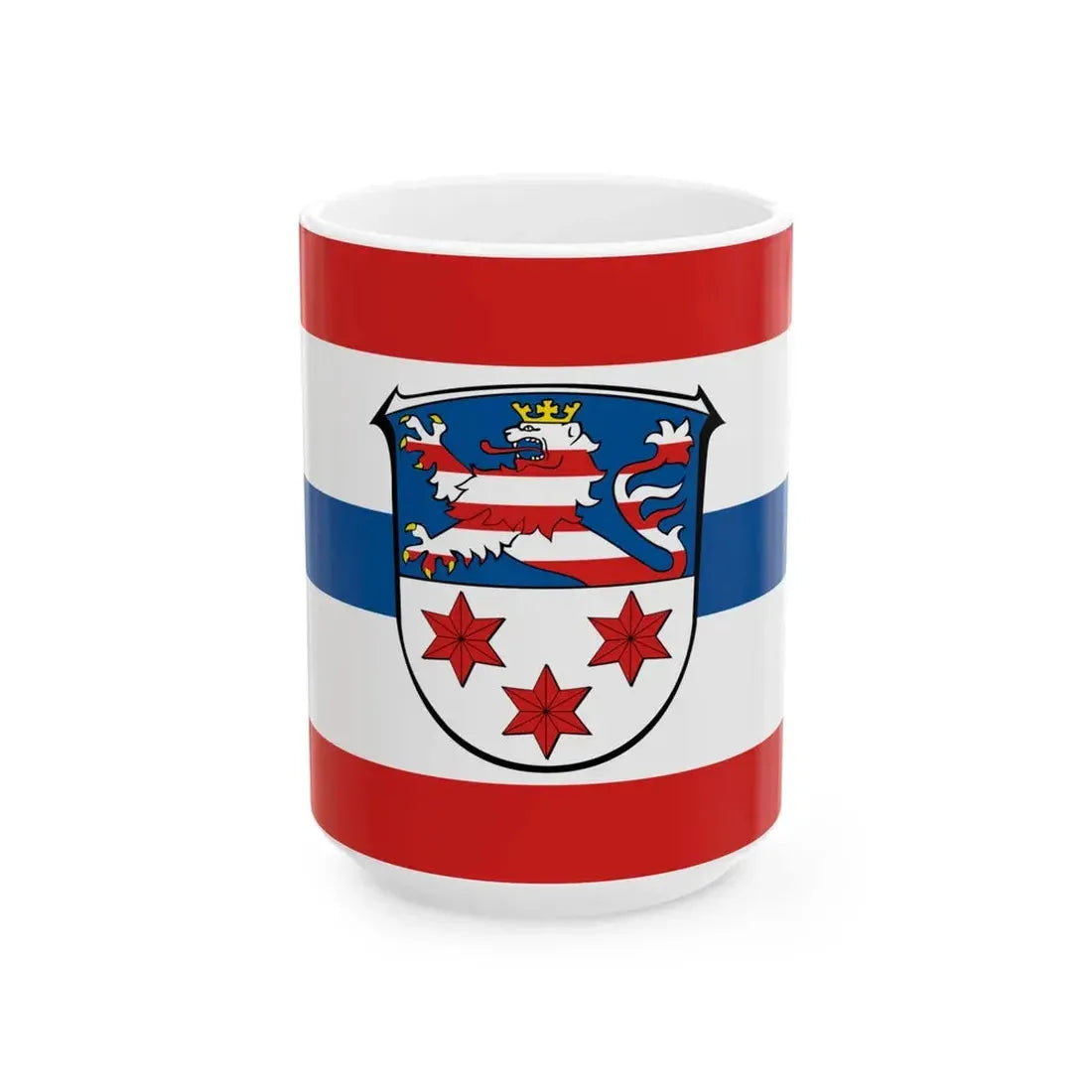 Flagge Angelburg (Germany) White Coffee Mug 15oz - Go Mug Yourself