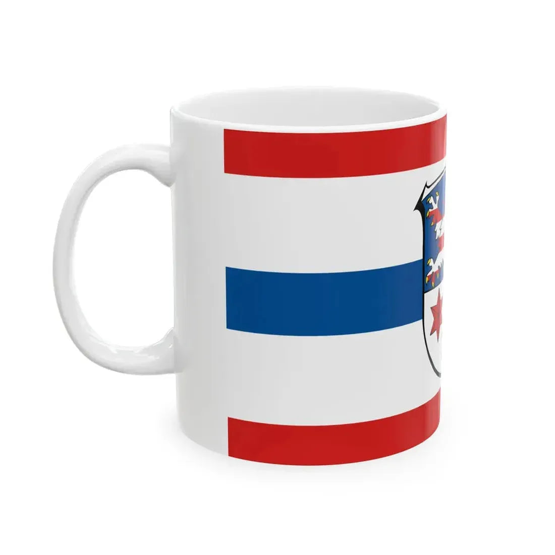 Flagge Angelburg (Germany) White Coffee Mug - Go Mug Yourself