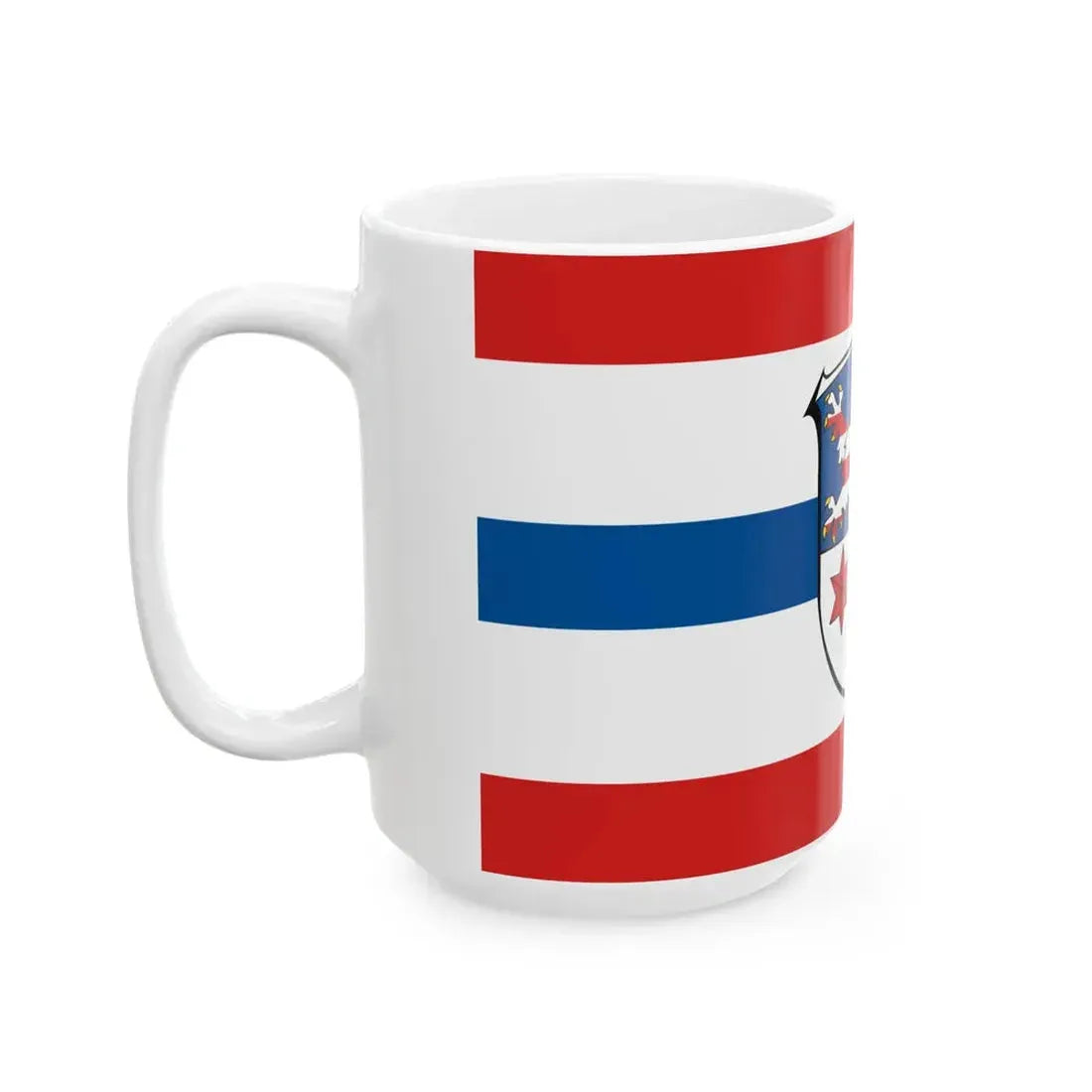 Flagge Angelburg (Germany) White Coffee Mug - Go Mug Yourself