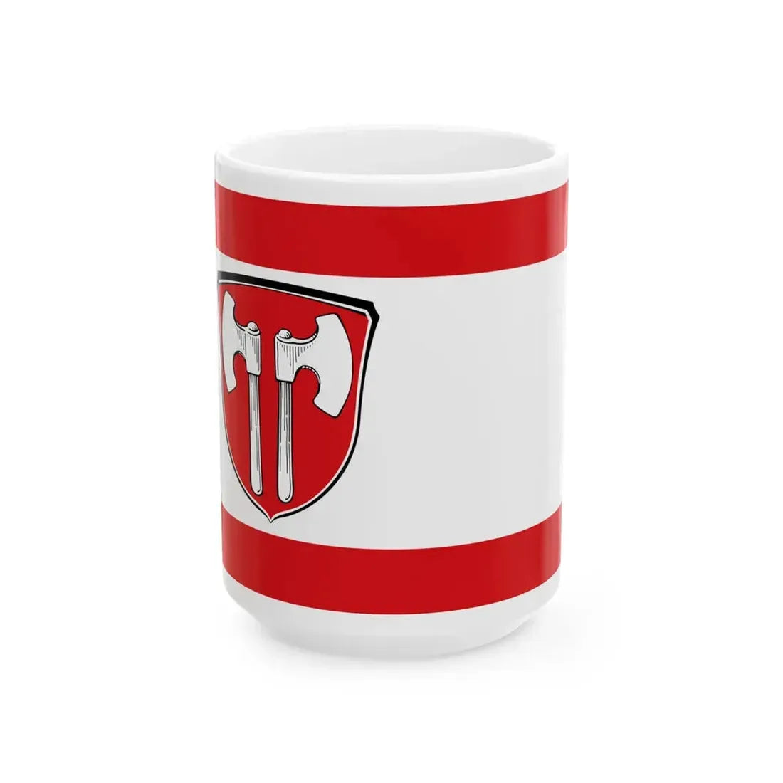 Flagge Antrifttal (Germany) White Coffee Mug 15oz - Go Mug Yourself