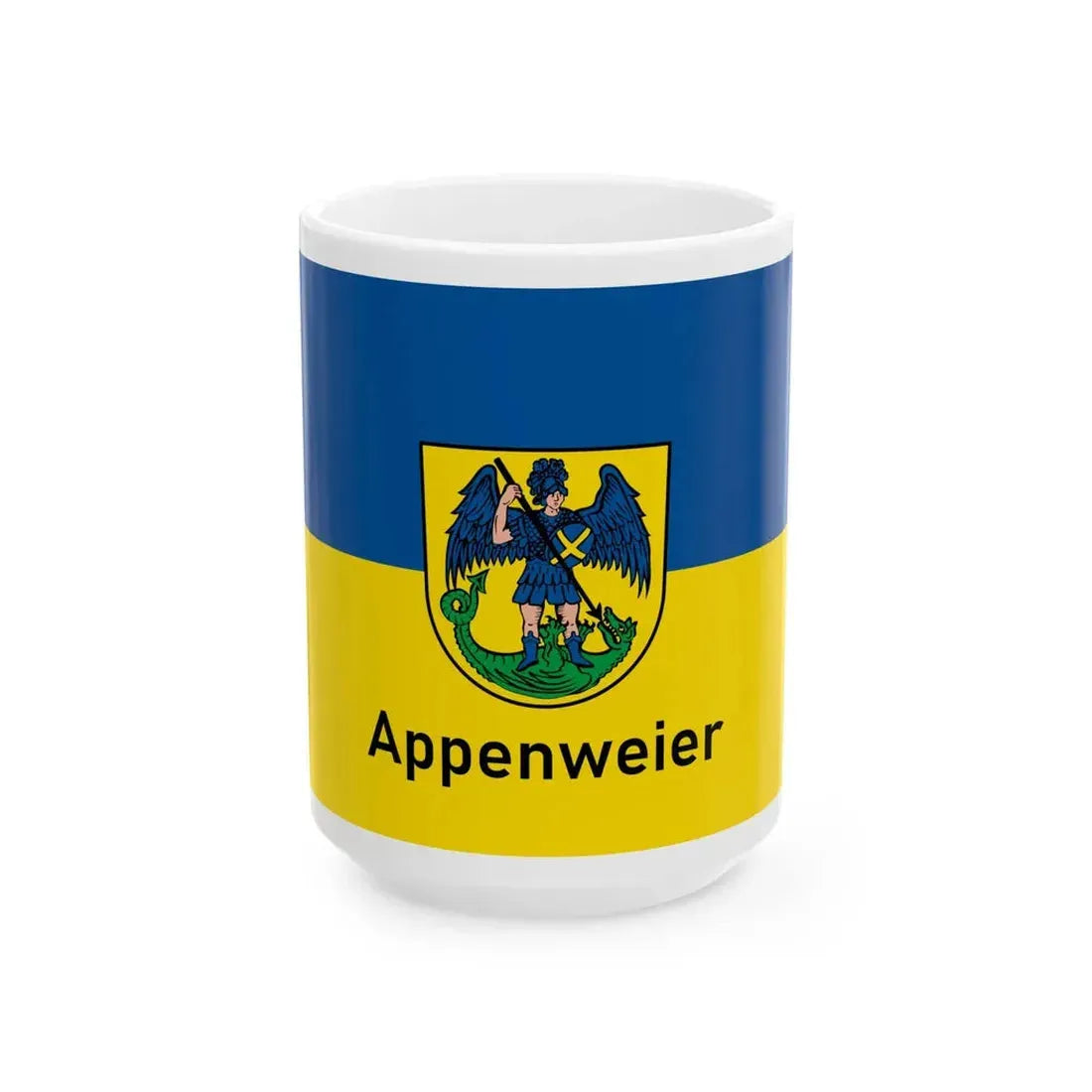 Flagge Appenweier (Germany) White Coffee Mug 15oz - Go Mug Yourself