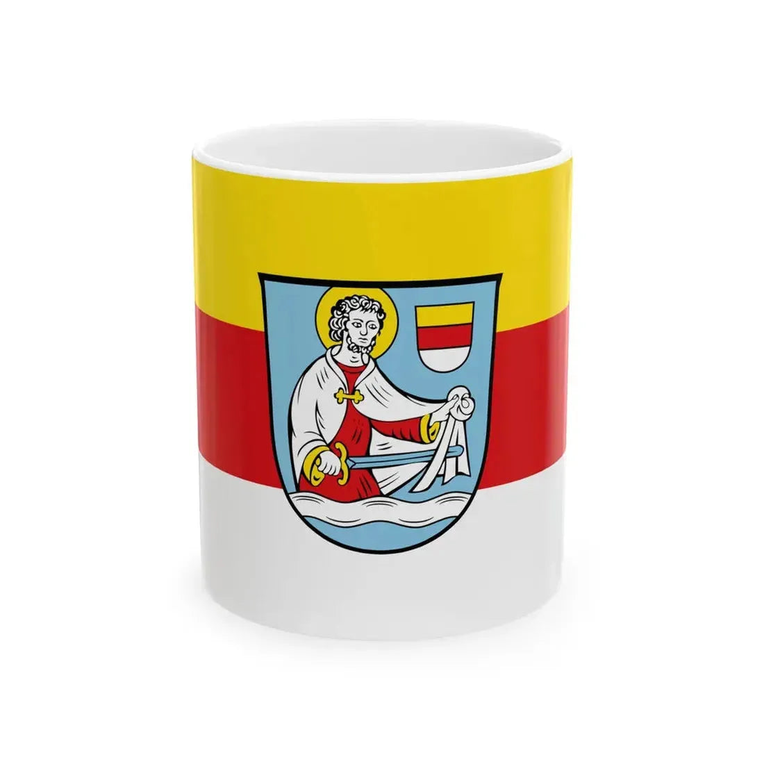 Flagge Arnschwang (Germany) White Coffee Mug 11oz - Go Mug Yourself