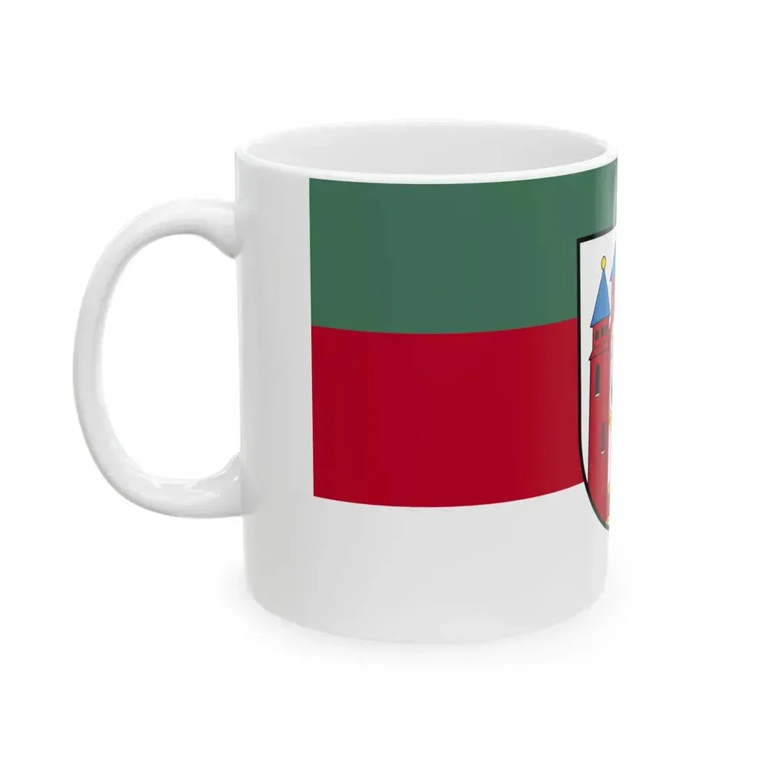 Flagge Aschaffenburg (Germany) White Coffee Mug - Go Mug Yourself