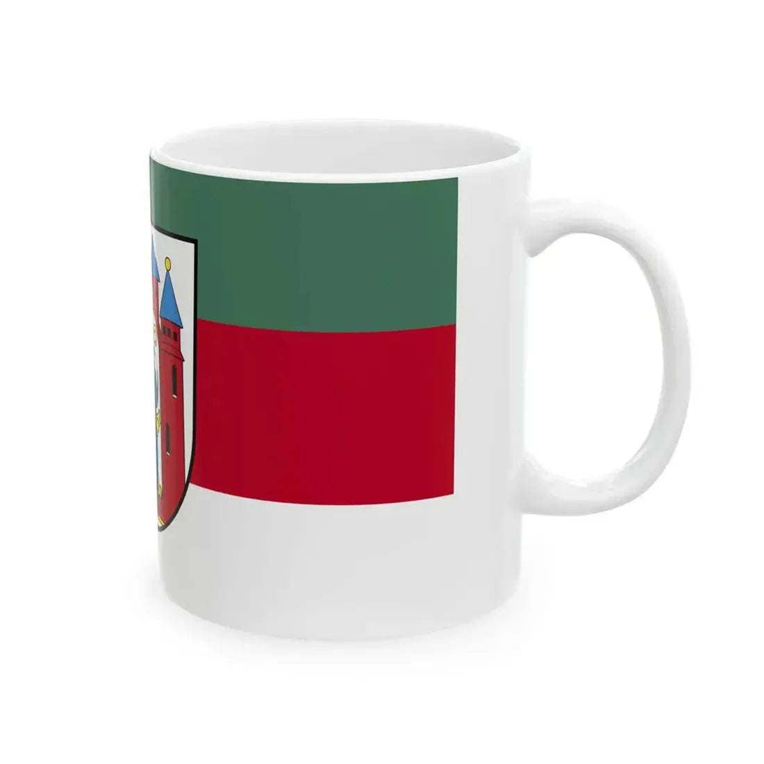 Flagge Aschaffenburg (Germany) White Coffee Mug - Go Mug Yourself