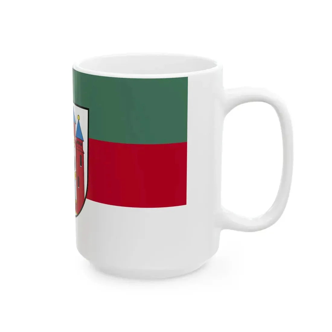 Flagge Aschaffenburg (Germany) White Coffee Mug - Go Mug Yourself