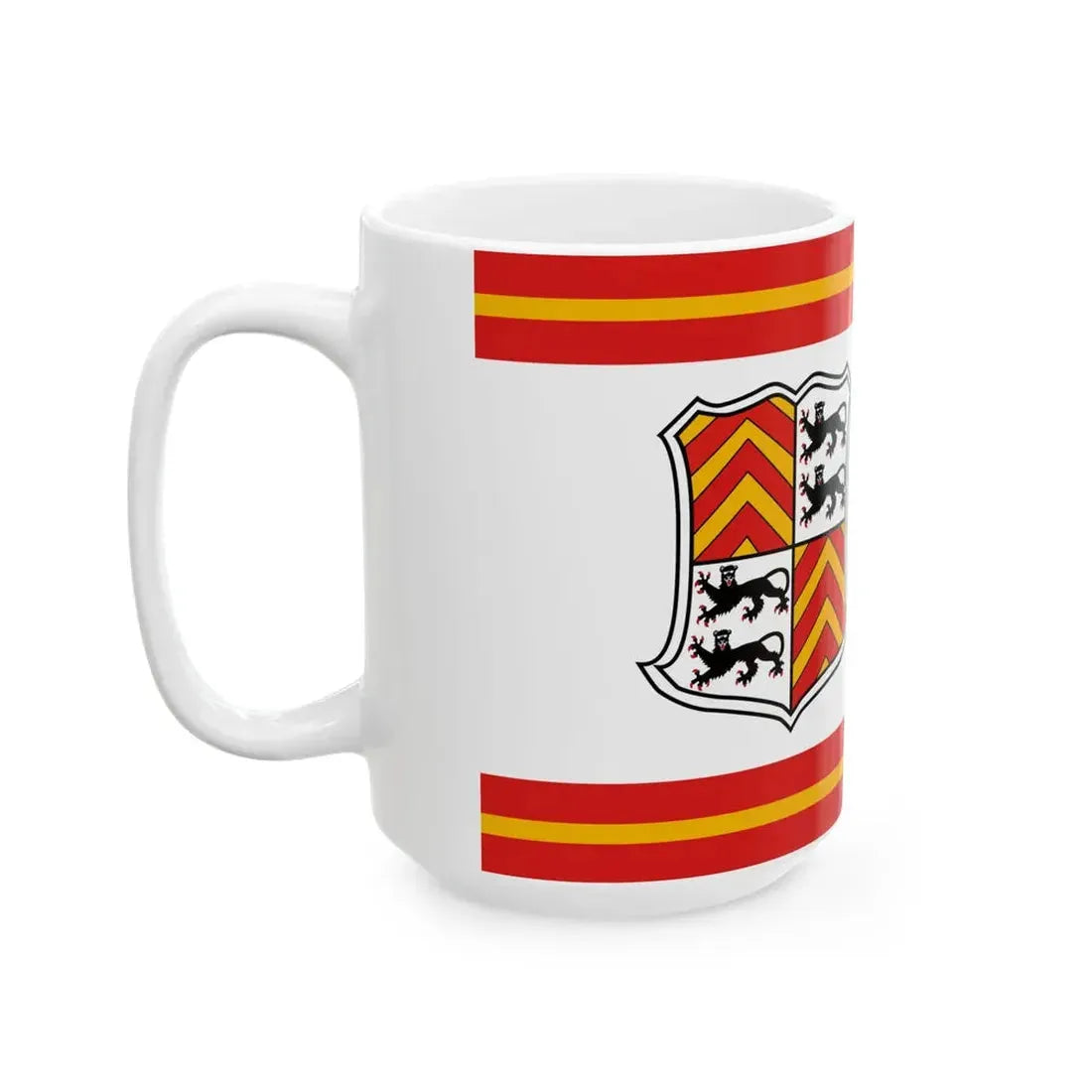 Flagge Babenhausen Hessen (Germany) White Coffee Mug - Go Mug Yourself