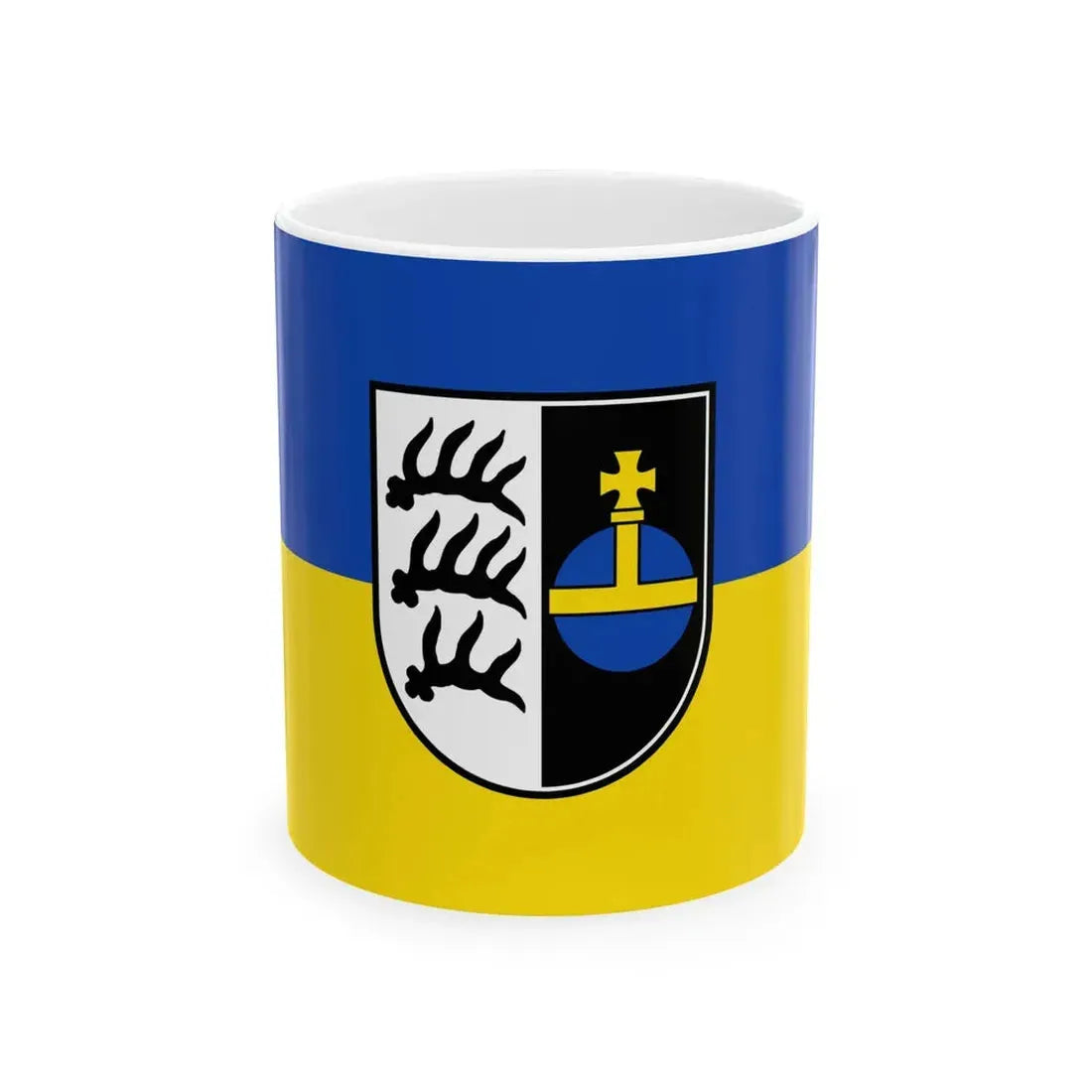 Flagge Backnang (Germany) White Coffee Mug 11oz - Go Mug Yourself