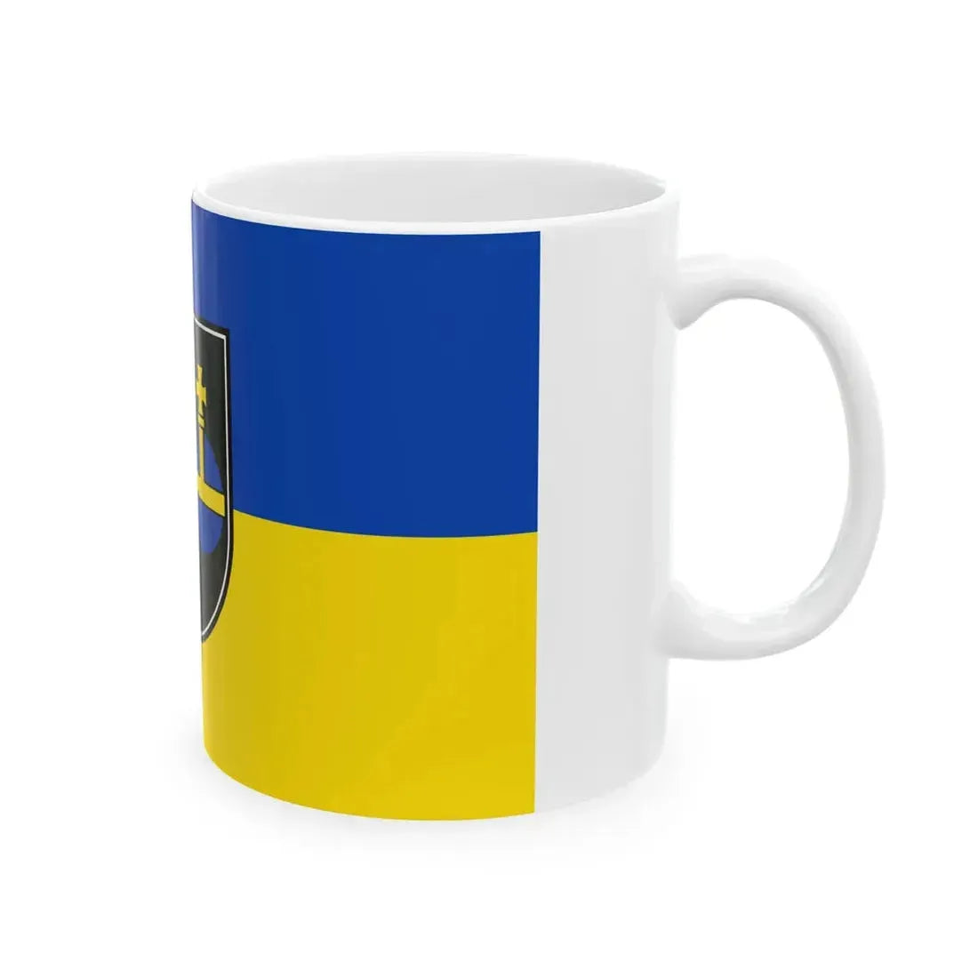 Flagge Backnang (Germany) White Coffee Mug - Go Mug Yourself