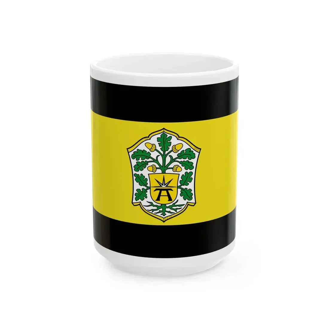 Flagge Bad Arolsen (Germany) White Coffee Mug 15oz - Go Mug Yourself