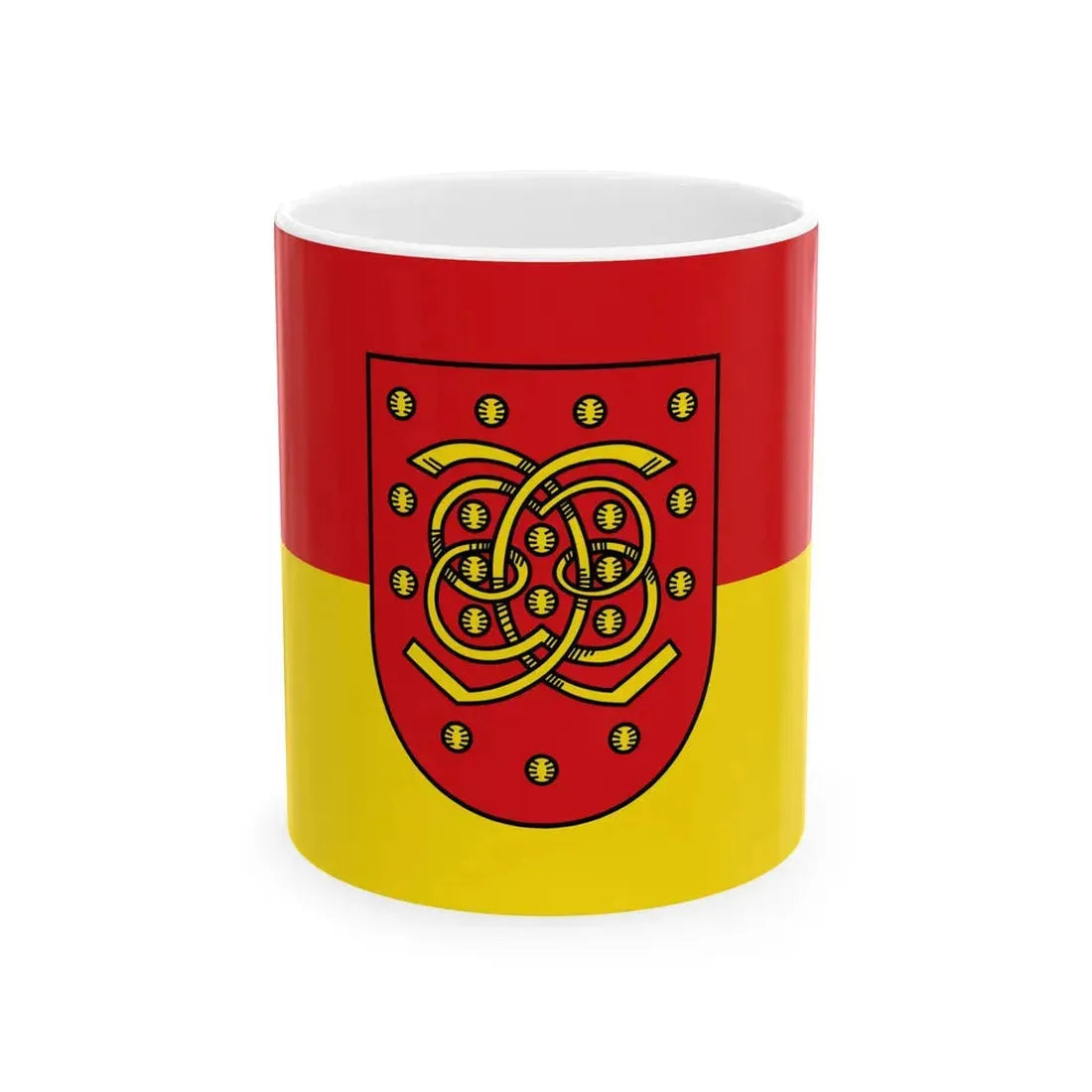 Flagge Bad Bentheim (Germany) White Coffee Mug 11oz - Go Mug Yourself