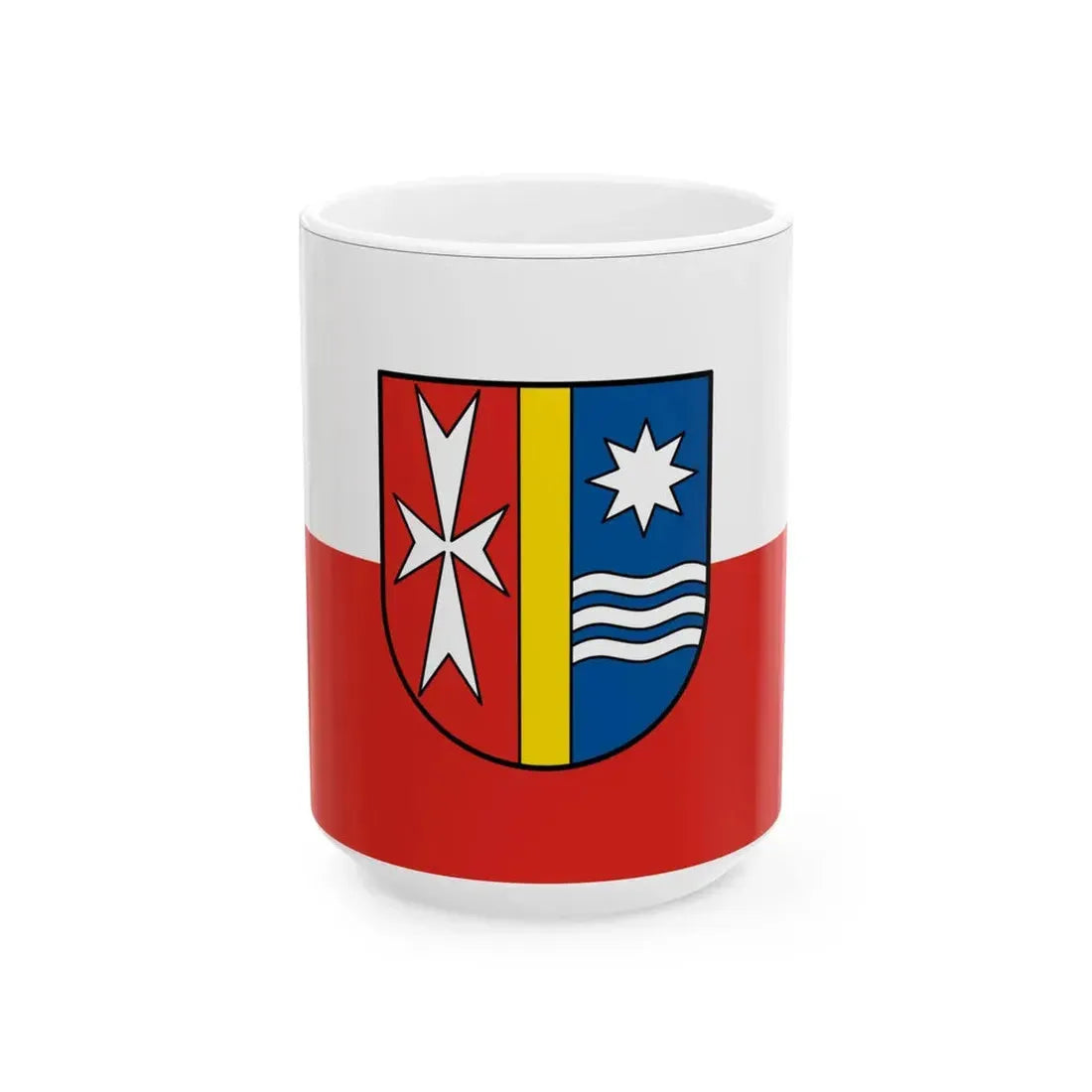 Flagge Bad Duerrheim (Germany) White Coffee Mug 15oz - Go Mug Yourself