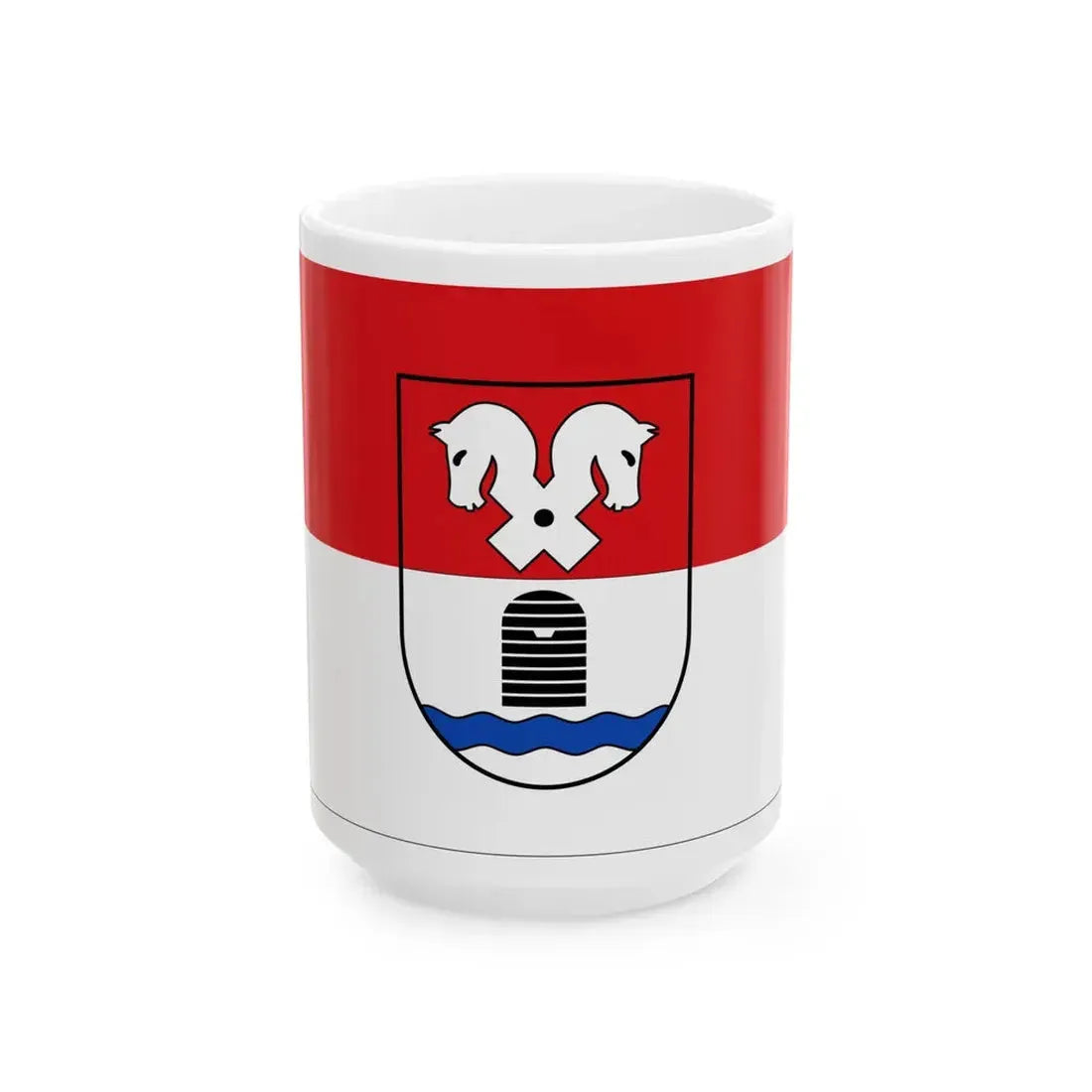Flagge Bad Fallingbostel (Germany) White Coffee Mug 15oz - Go Mug Yourself