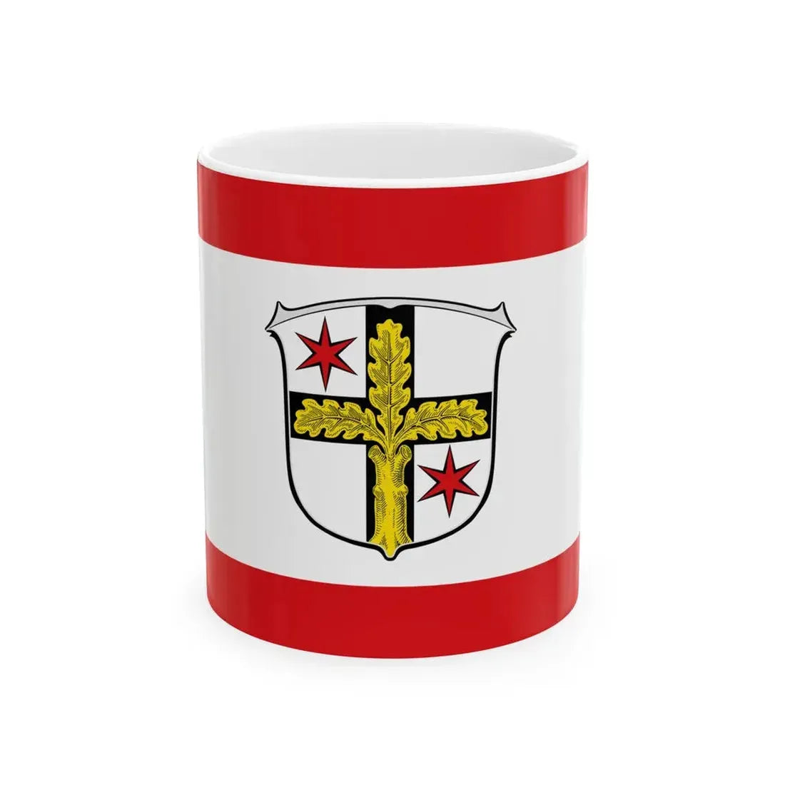 Flagge Bad Koenig (Germany) White Coffee Mug 11oz - Go Mug Yourself