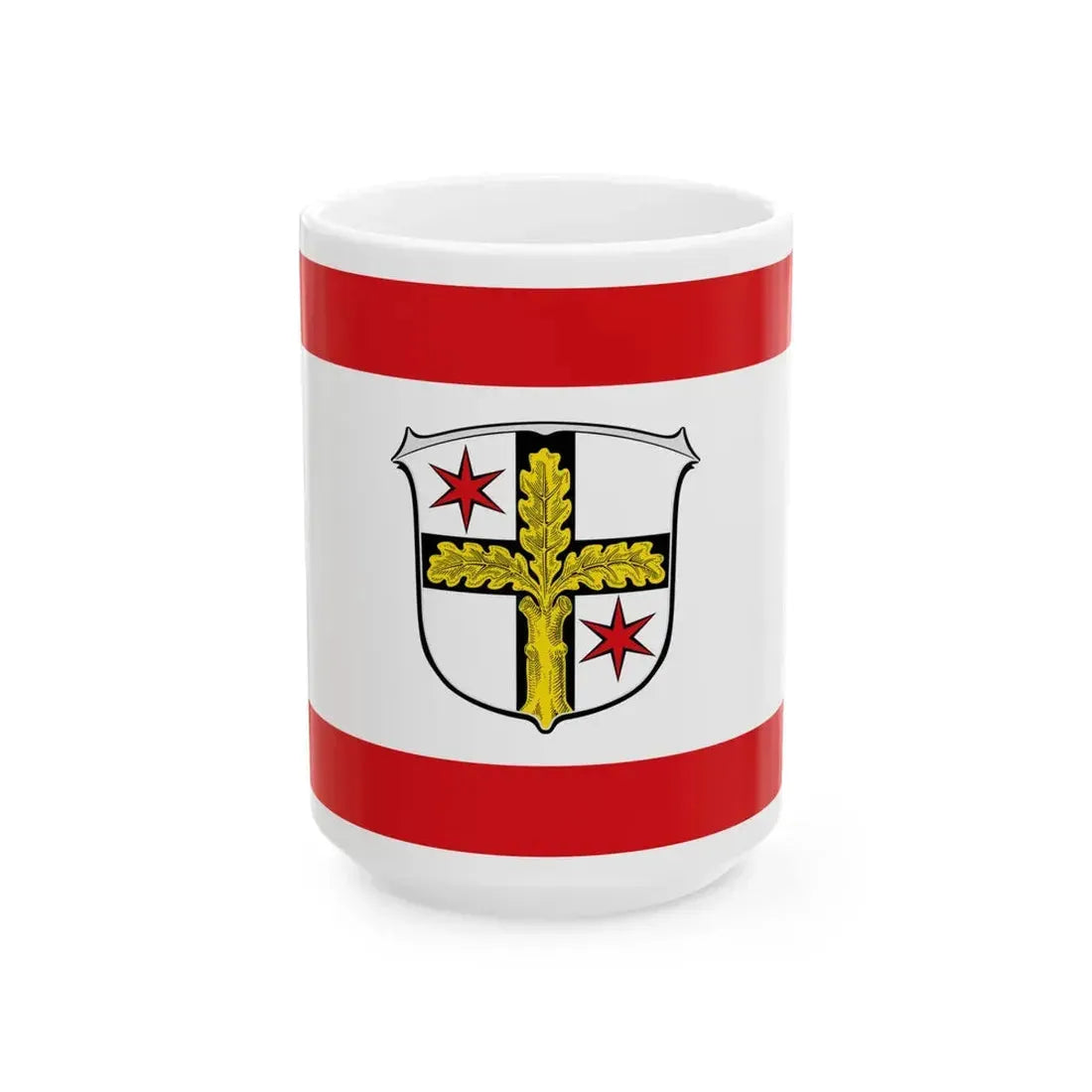 Flagge Bad Koenig (Germany) White Coffee Mug 15oz - Go Mug Yourself