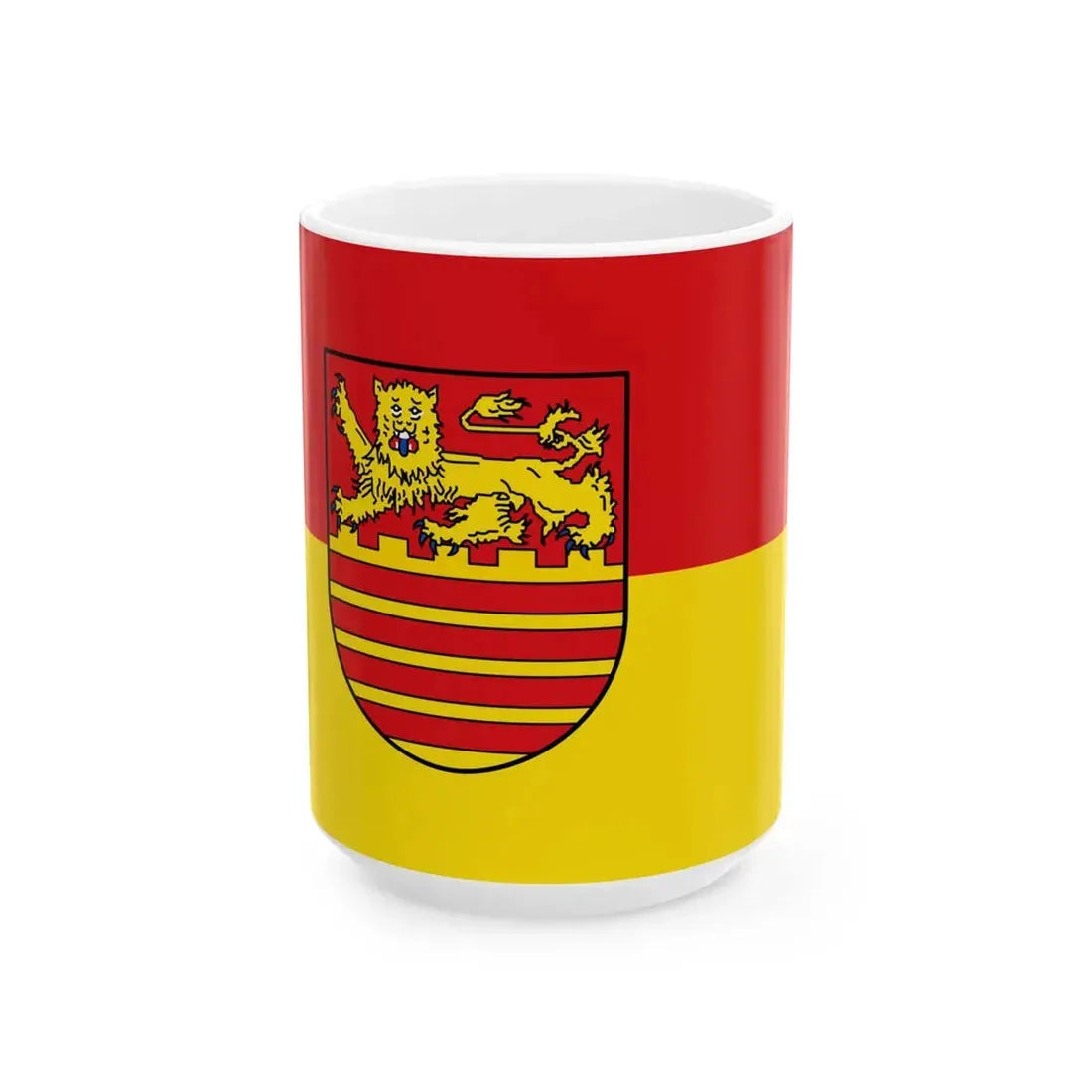 Flagge Bad Lauterberg im Harz (Germany) White Coffee Mug 15oz - Go Mug Yourself