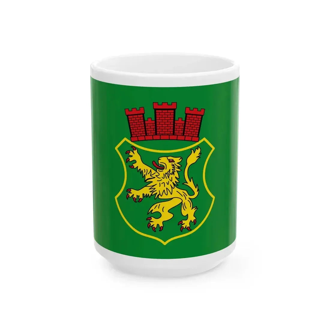 Flagge Bad Muender am Deister (Germany) White Coffee Mug 15oz - Go Mug Yourself