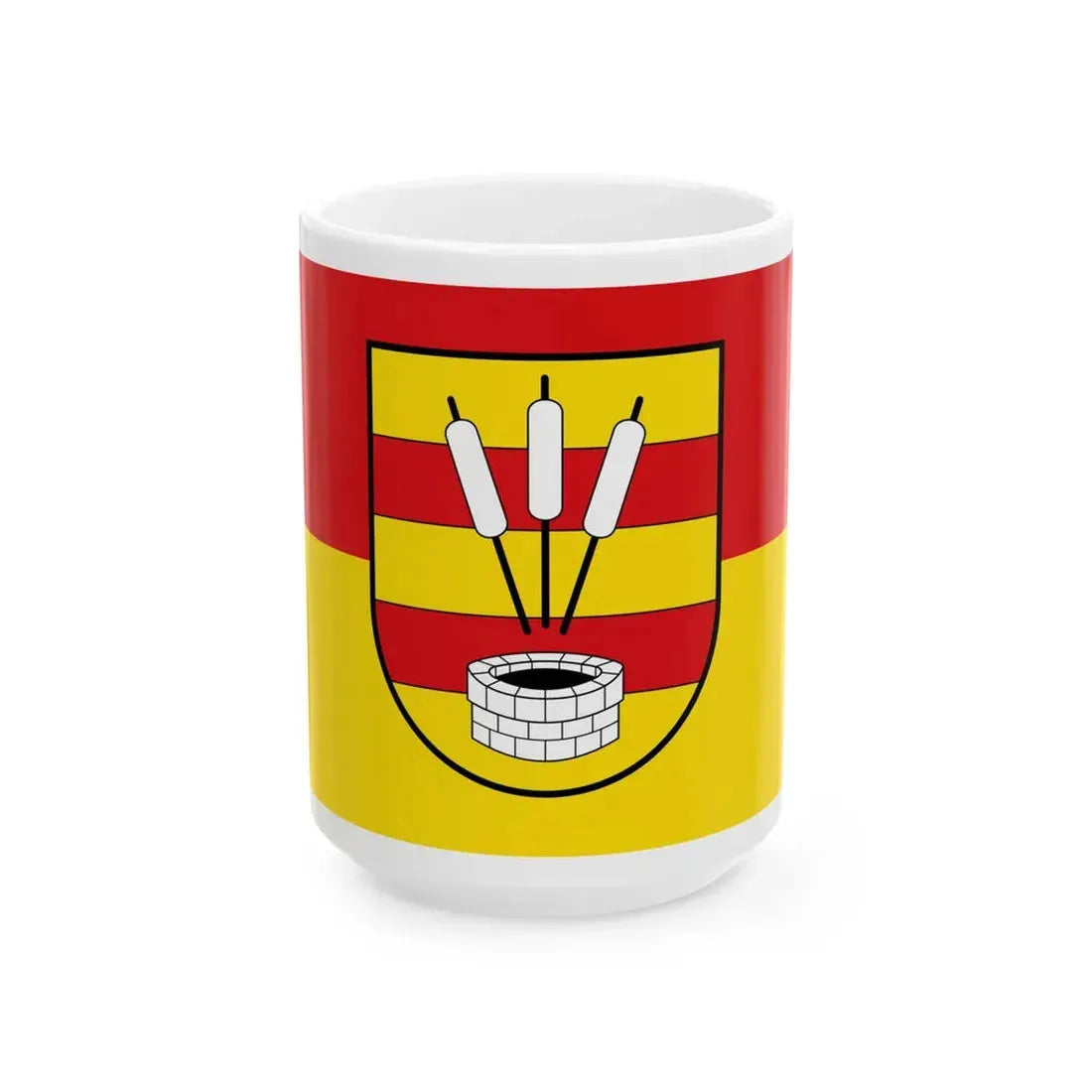 Flagge Bad Zwischenahn (Germany) White Coffee Mug 15oz - Go Mug Yourself