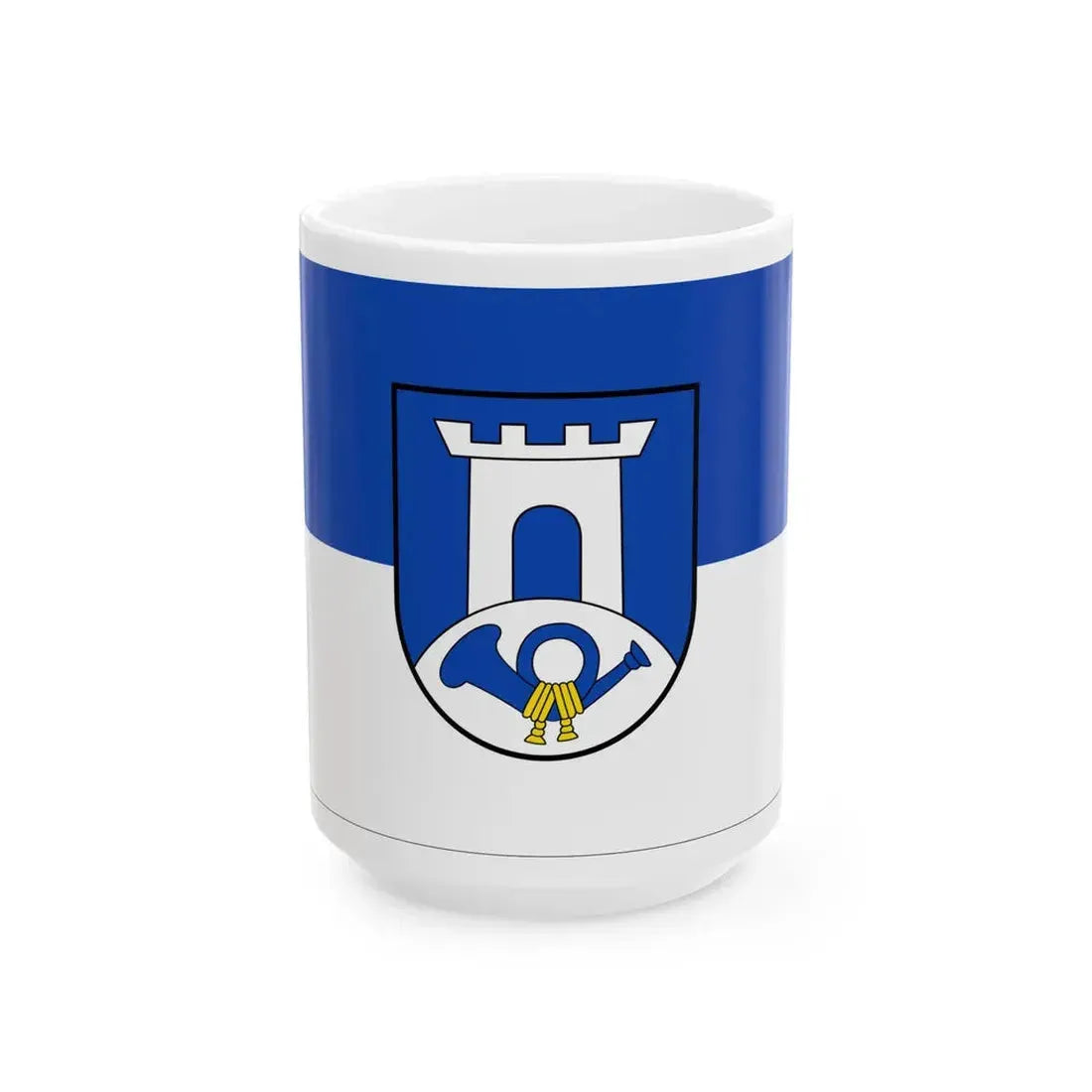 Flagge Badenhausen (Germany) White Coffee Mug 15oz - Go Mug Yourself