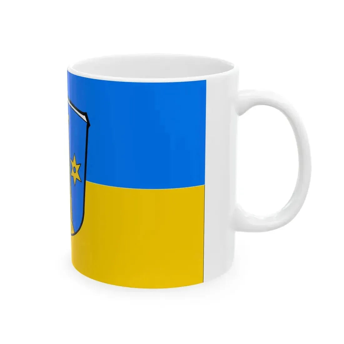 Flagge Baltrum (Germany) White Coffee Mug - Go Mug Yourself