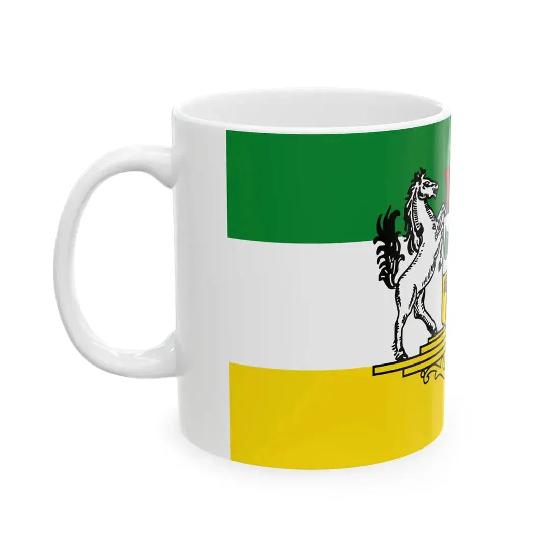 Flagge Bassum (Germany) White Coffee Mug - Go Mug Yourself