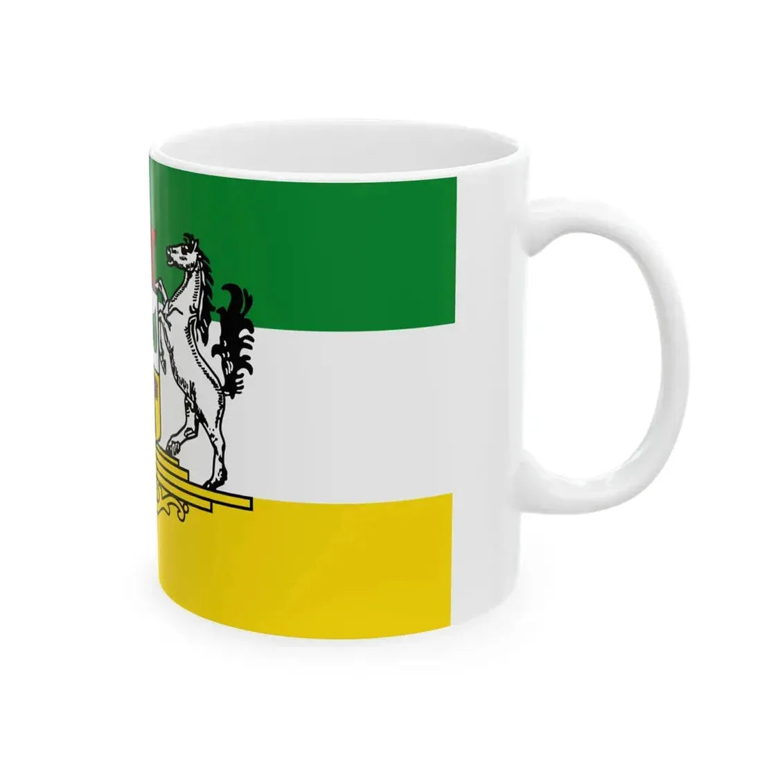 Flagge Bassum (Germany) White Coffee Mug - Go Mug Yourself
