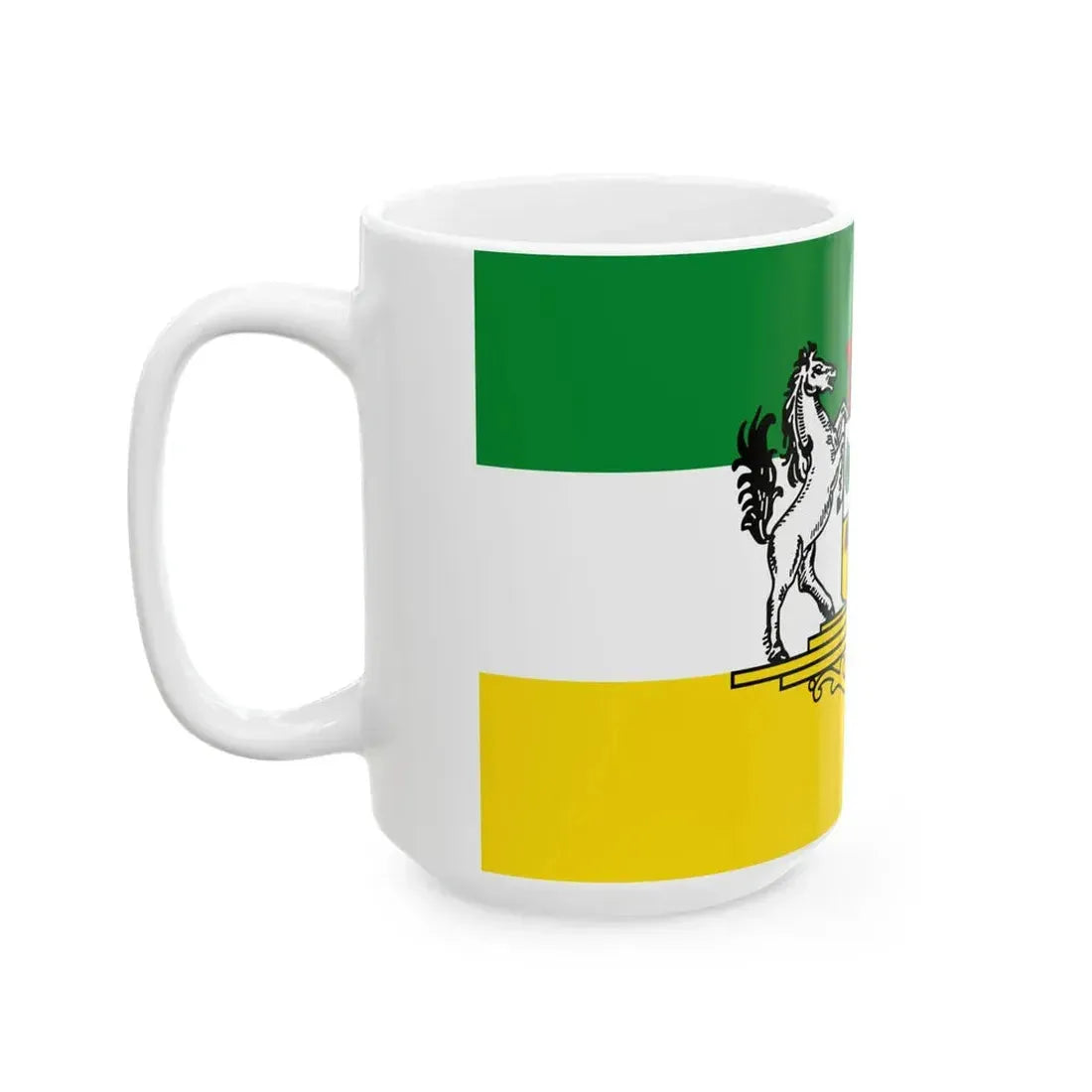 Flagge Bassum (Germany) White Coffee Mug - Go Mug Yourself