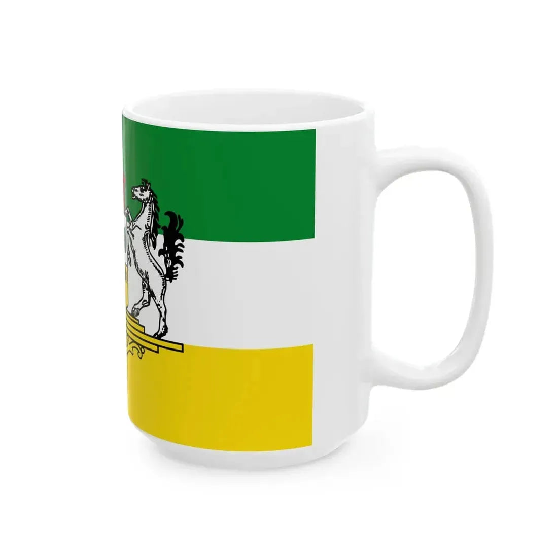 Flagge Bassum (Germany) White Coffee Mug - Go Mug Yourself