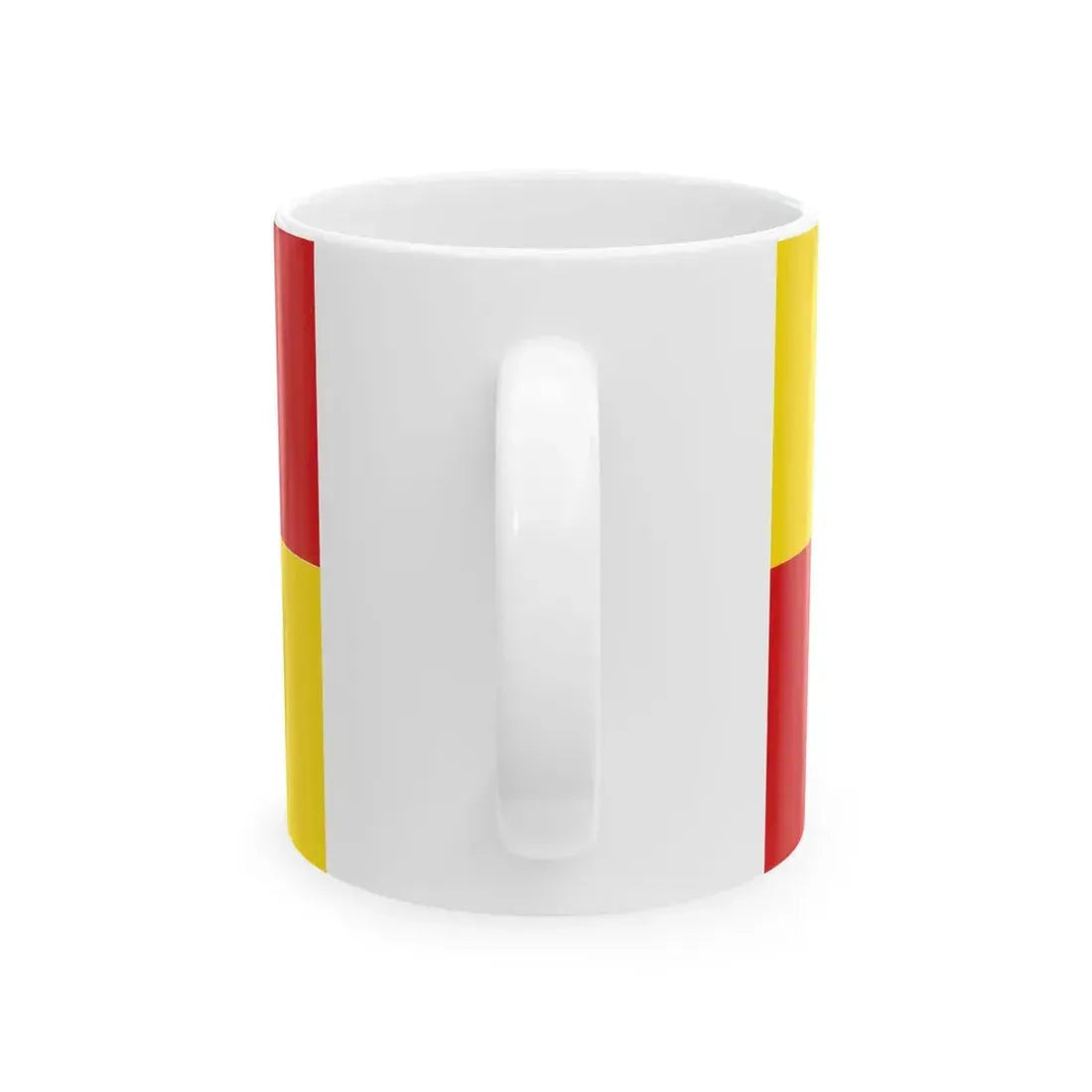 Flagge Bellheim (Germany) White Coffee Mug - Go Mug Yourself