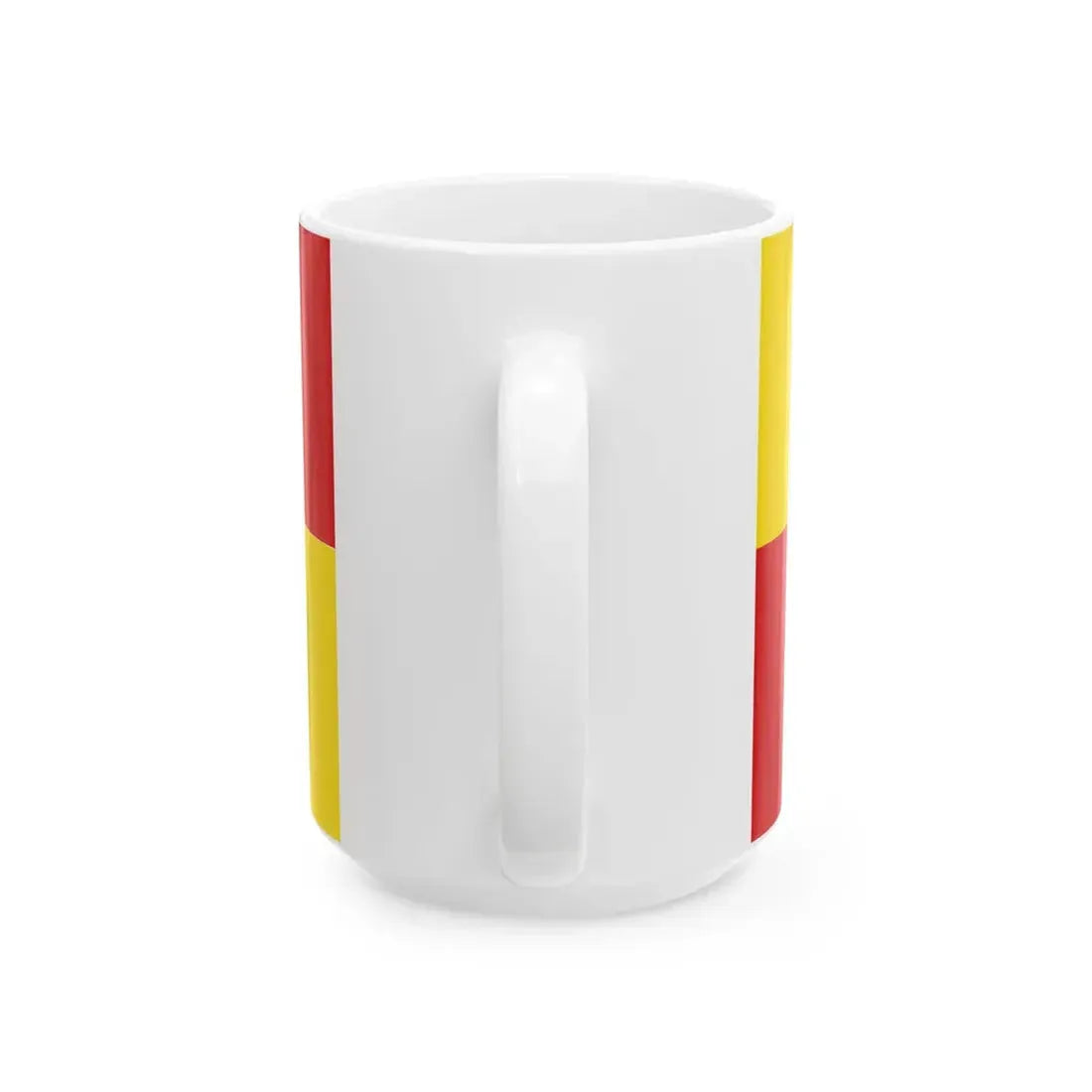Flagge Bellheim (Germany) White Coffee Mug - Go Mug Yourself