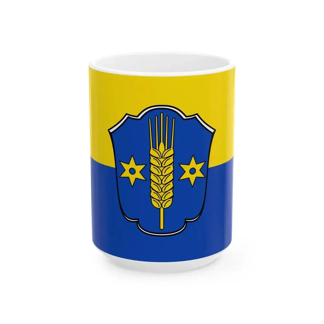 Flagge Berumbur (Germany) White Coffee Mug 15oz - Go Mug Yourself