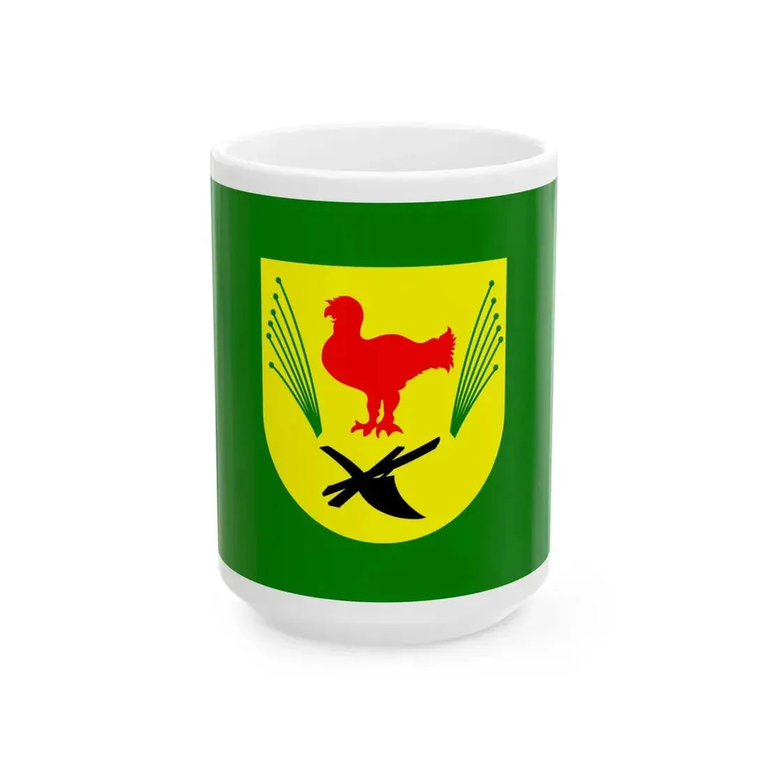 Flagge Besenthal (Germany) White Coffee Mug 15oz - Go Mug Yourself