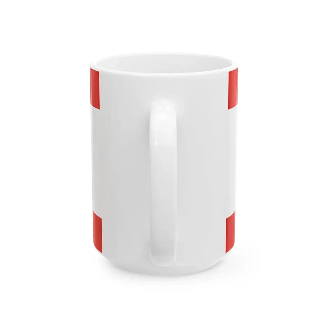 Flagge Bezirk Friedrichshain-Kreuzberg (Germany) White Coffee Mug - Go Mug Yourself