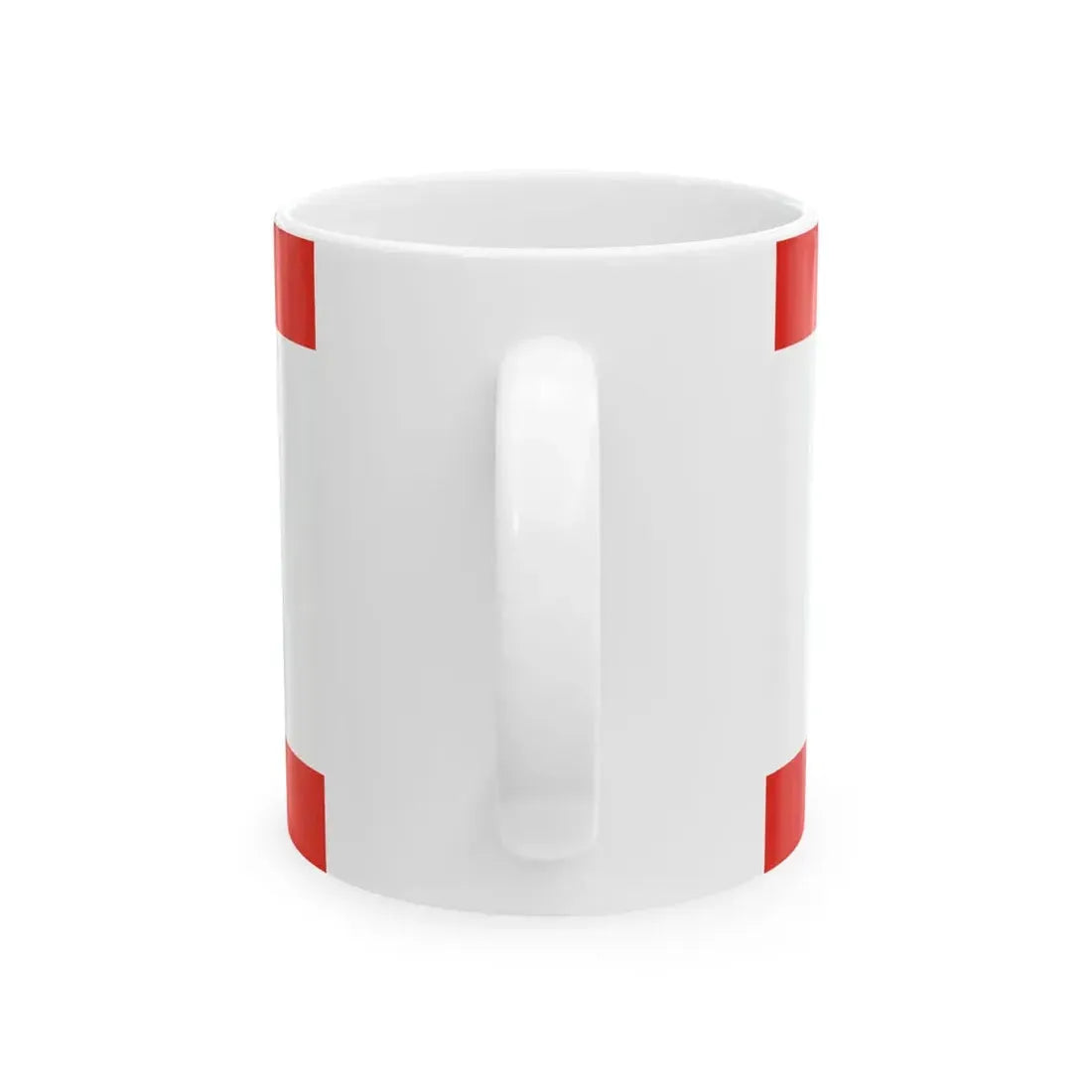 Flagge Bezirk Lichtenberg (Germany) White Coffee Mug - Go Mug Yourself