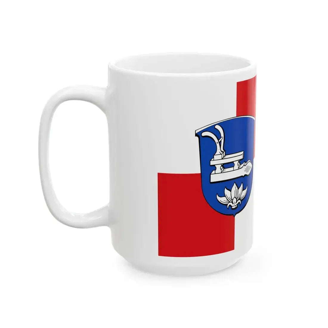 Flagge Biblis (Germany) White Coffee Mug - Go Mug Yourself