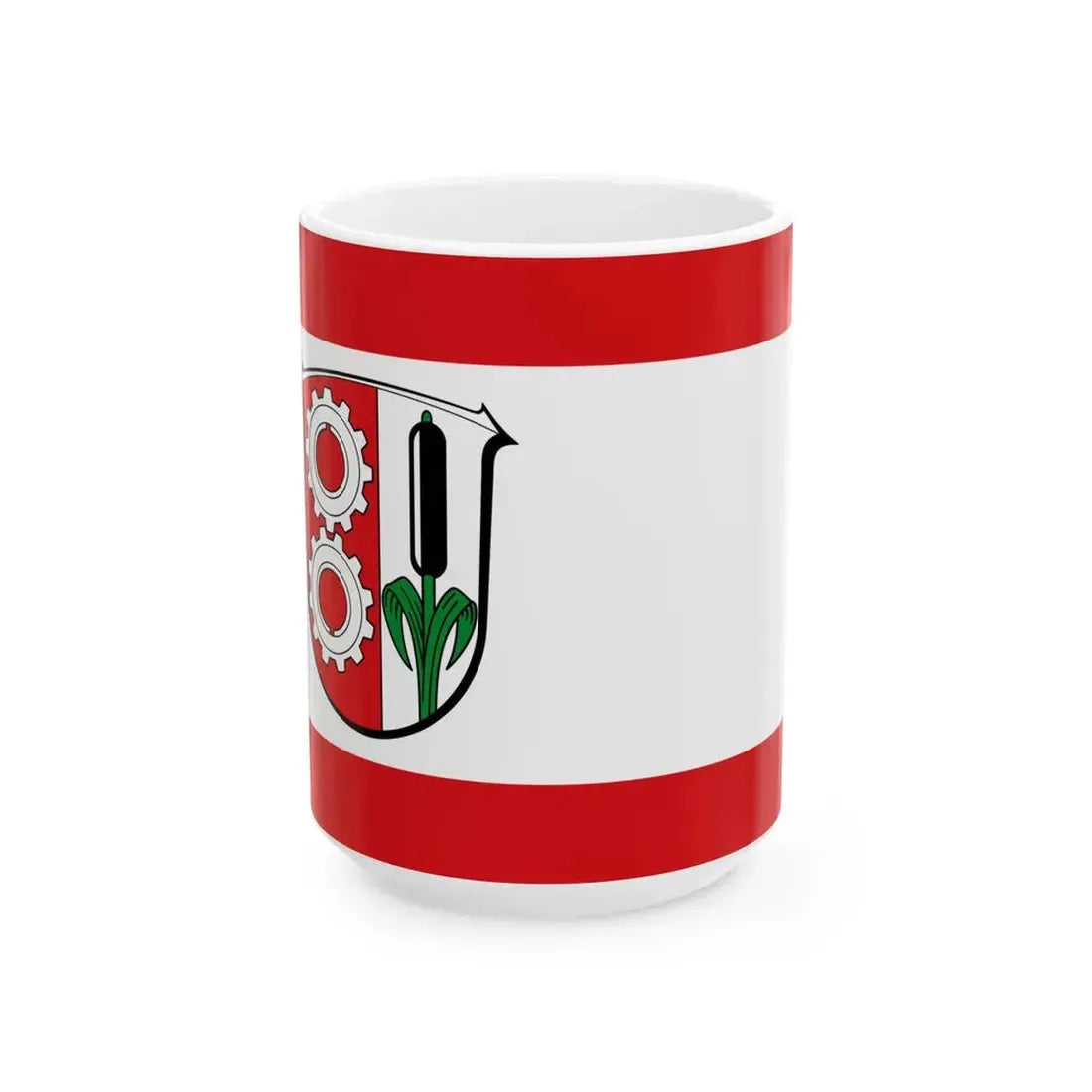 Flagge Bischofsheim Maintal (Germany) White Coffee Mug 15oz - Go Mug Yourself