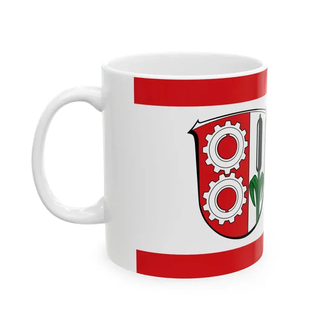 Flagge Bischofsheim Maintal (Germany) White Coffee Mug - Go Mug Yourself