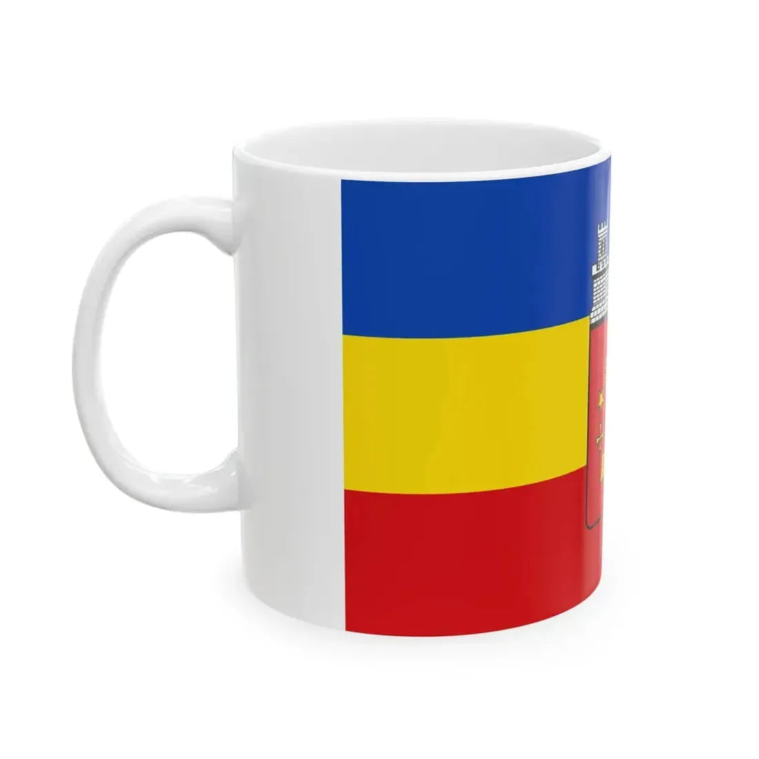 Flagge Bitburg (Germany) White Coffee Mug - Go Mug Yourself