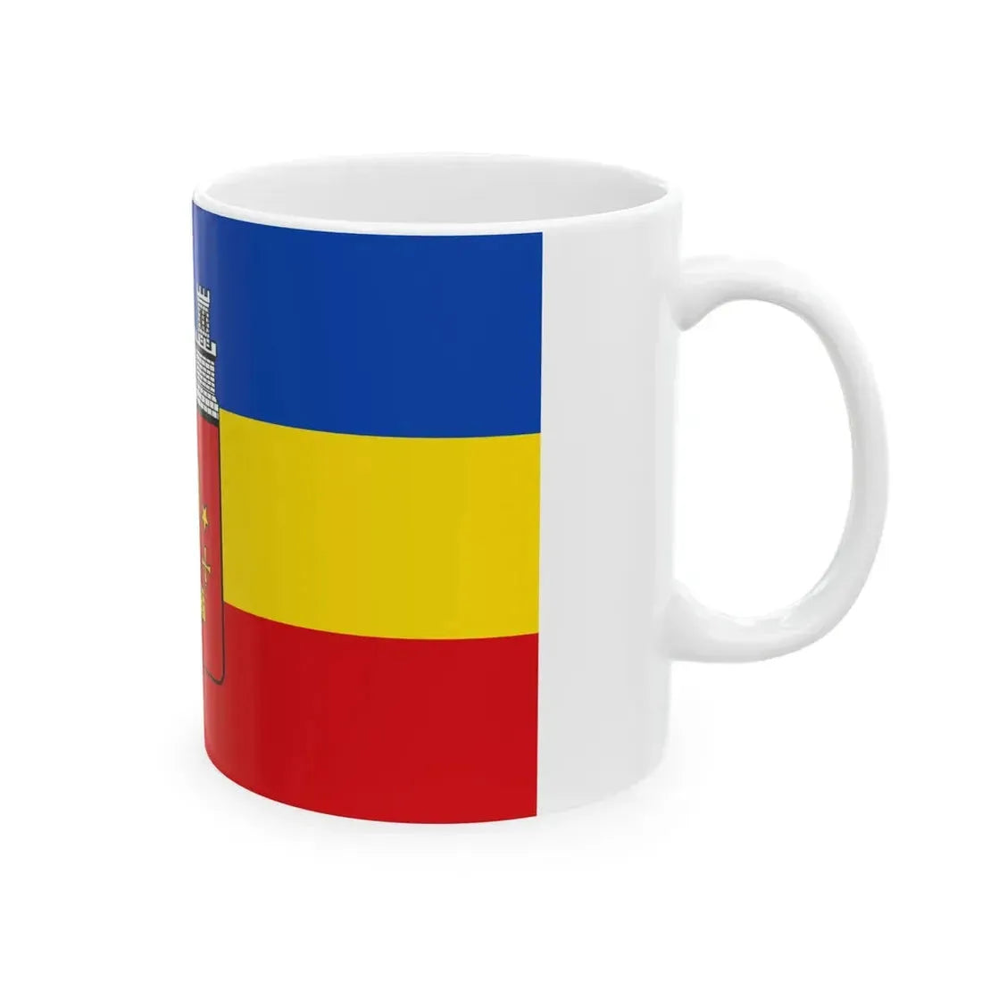 Flagge Bitburg (Germany) White Coffee Mug - Go Mug Yourself