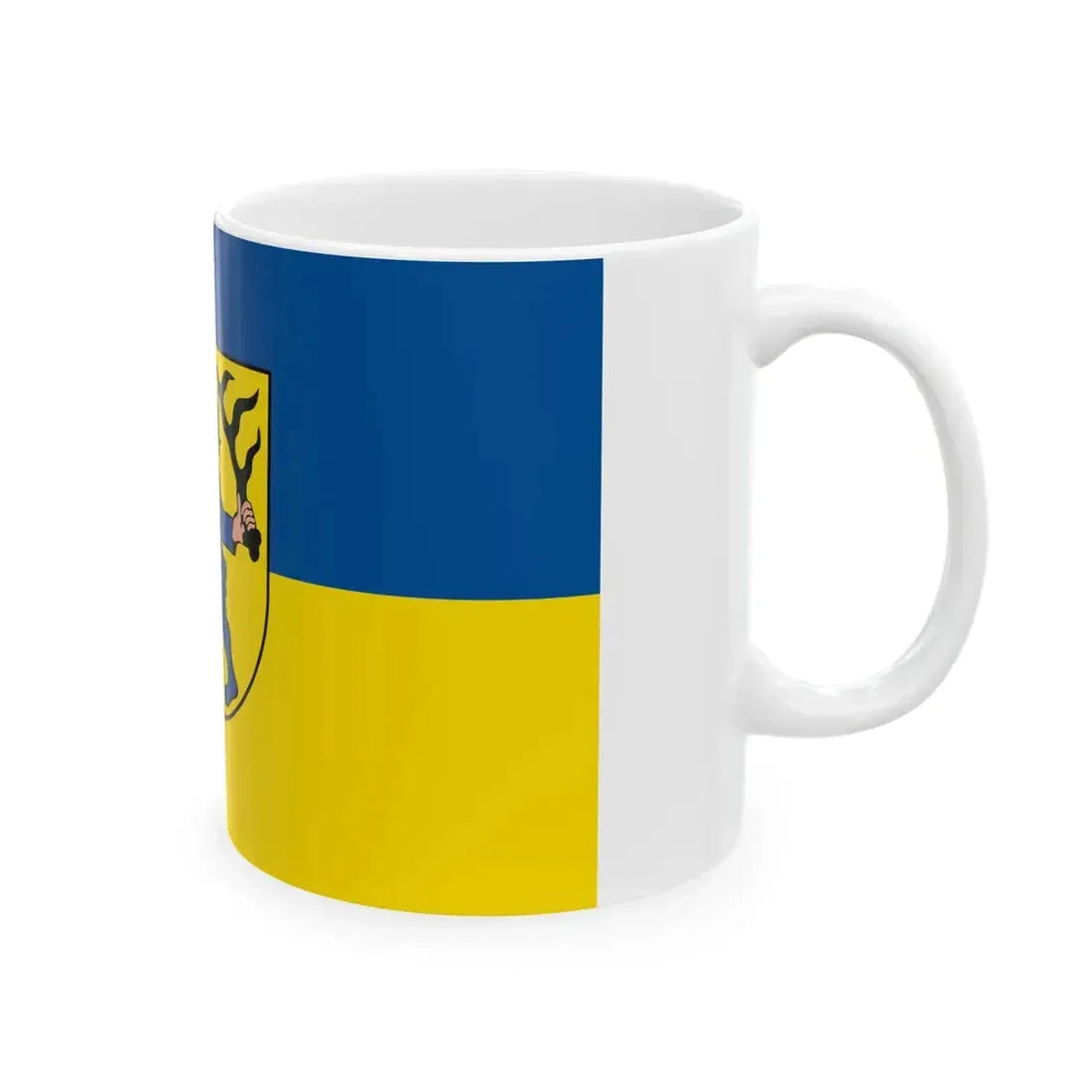 Flagge Blaubeuren (Germany) White Coffee Mug - Go Mug Yourself