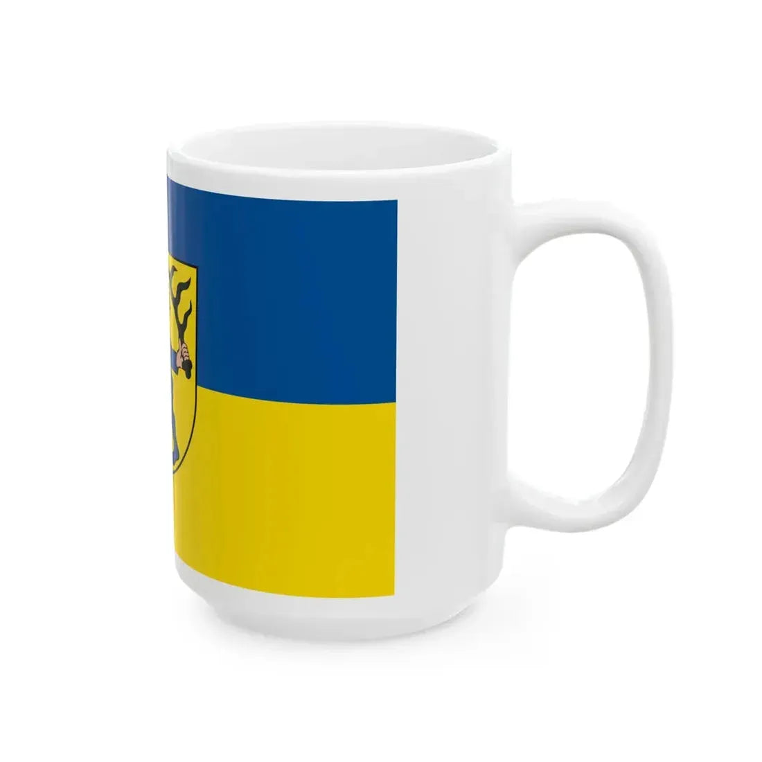 Flagge Blaubeuren (Germany) White Coffee Mug - Go Mug Yourself