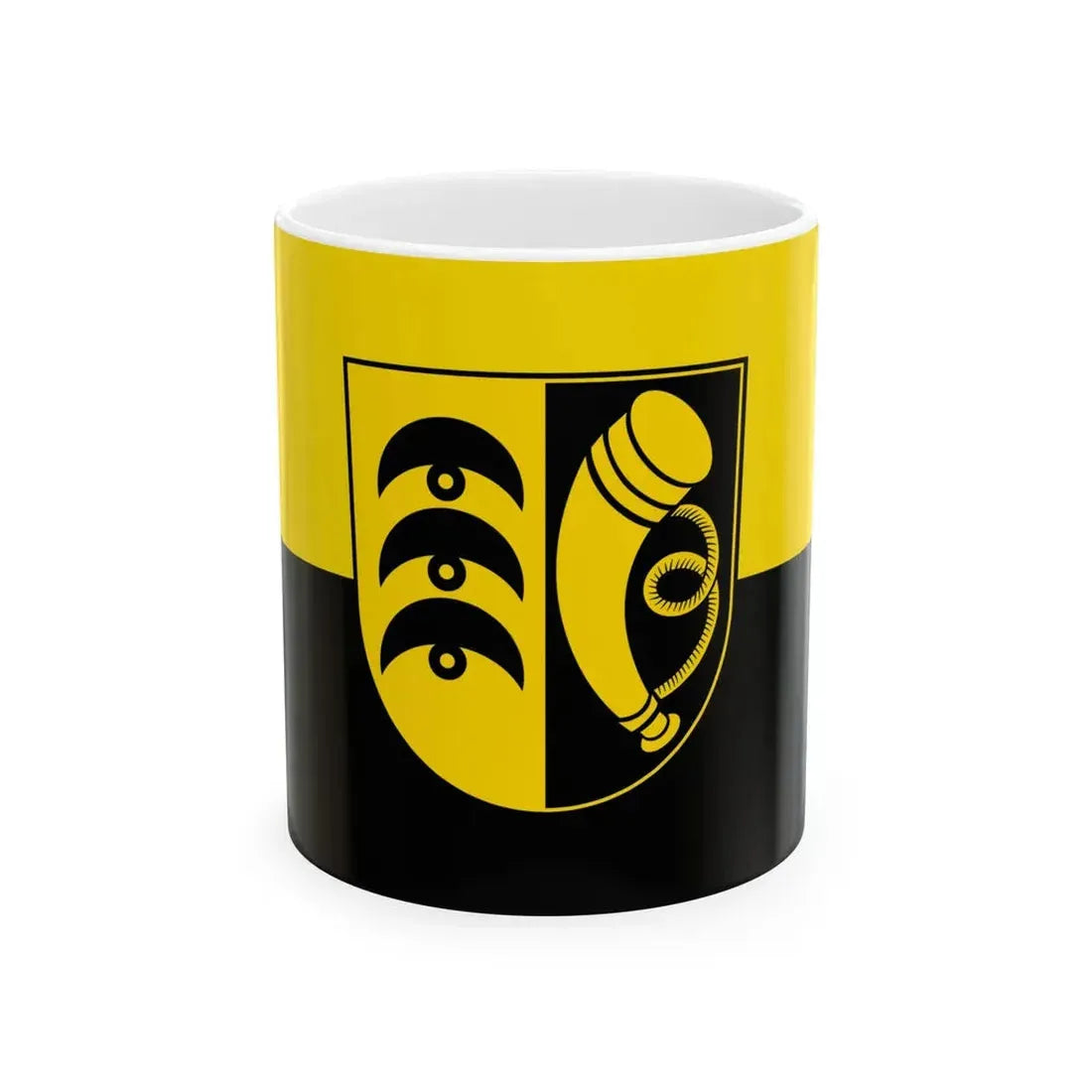 Flagge Blaustein (Germany) White Coffee Mug 11oz - Go Mug Yourself