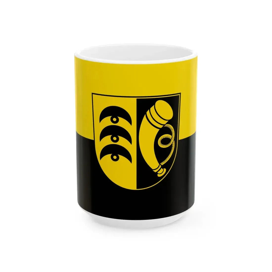 Flagge Blaustein (Germany) White Coffee Mug 15oz - Go Mug Yourself