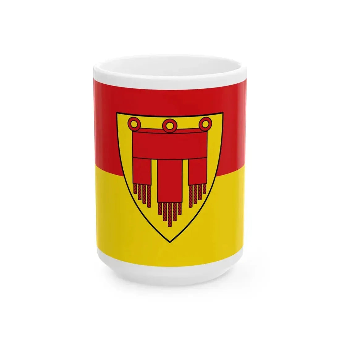 Flagge Boeblingen (Germany) White Coffee Mug 15oz - Go Mug Yourself