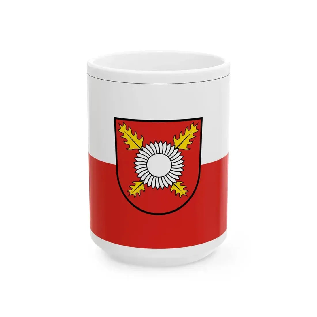 Flagge Boettingen (Germany) White Coffee Mug 15oz - Go Mug Yourself