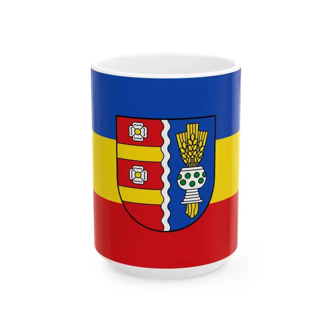 Flagge Boffzen (Germany) White Coffee Mug 15oz - Go Mug Yourself