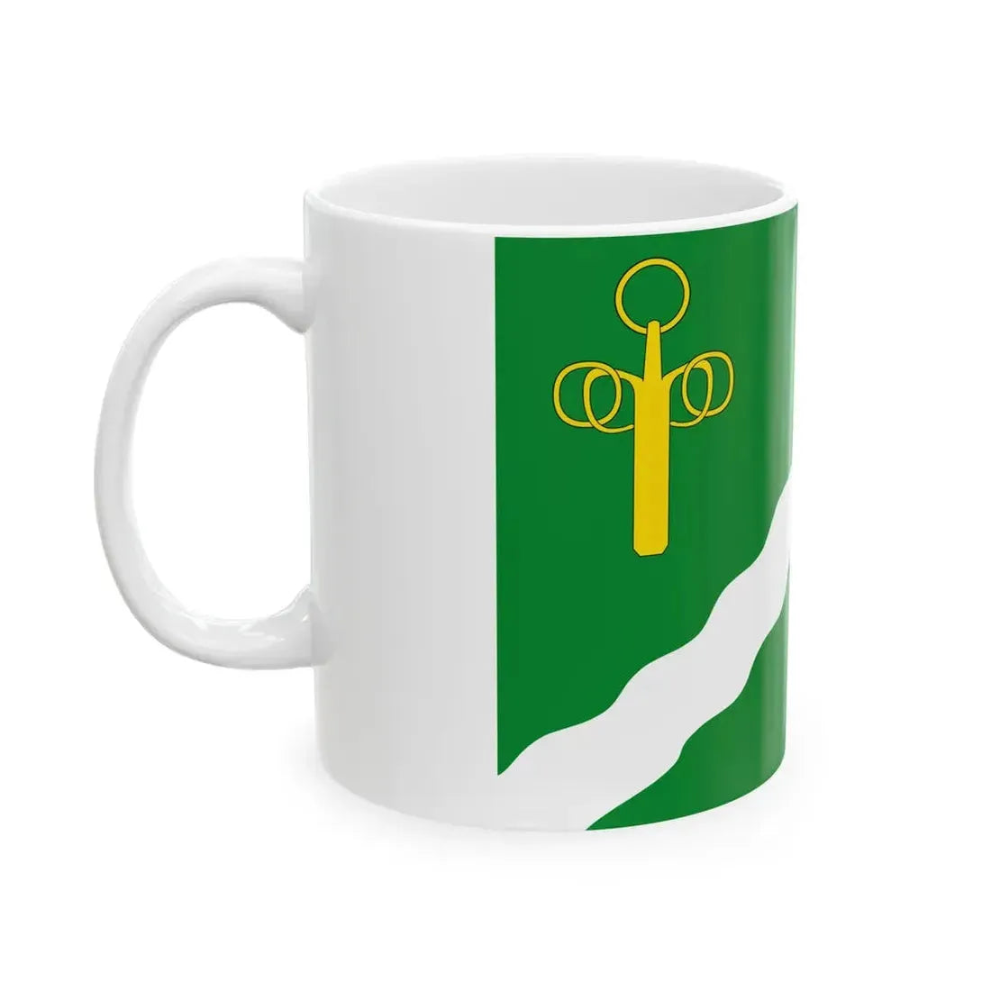 Flagge Borgstedt (Germany) White Coffee Mug - Go Mug Yourself